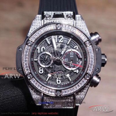 Perfect Replica Hublot Big Bang Unico Sapphire Black Dial 42mm Watch